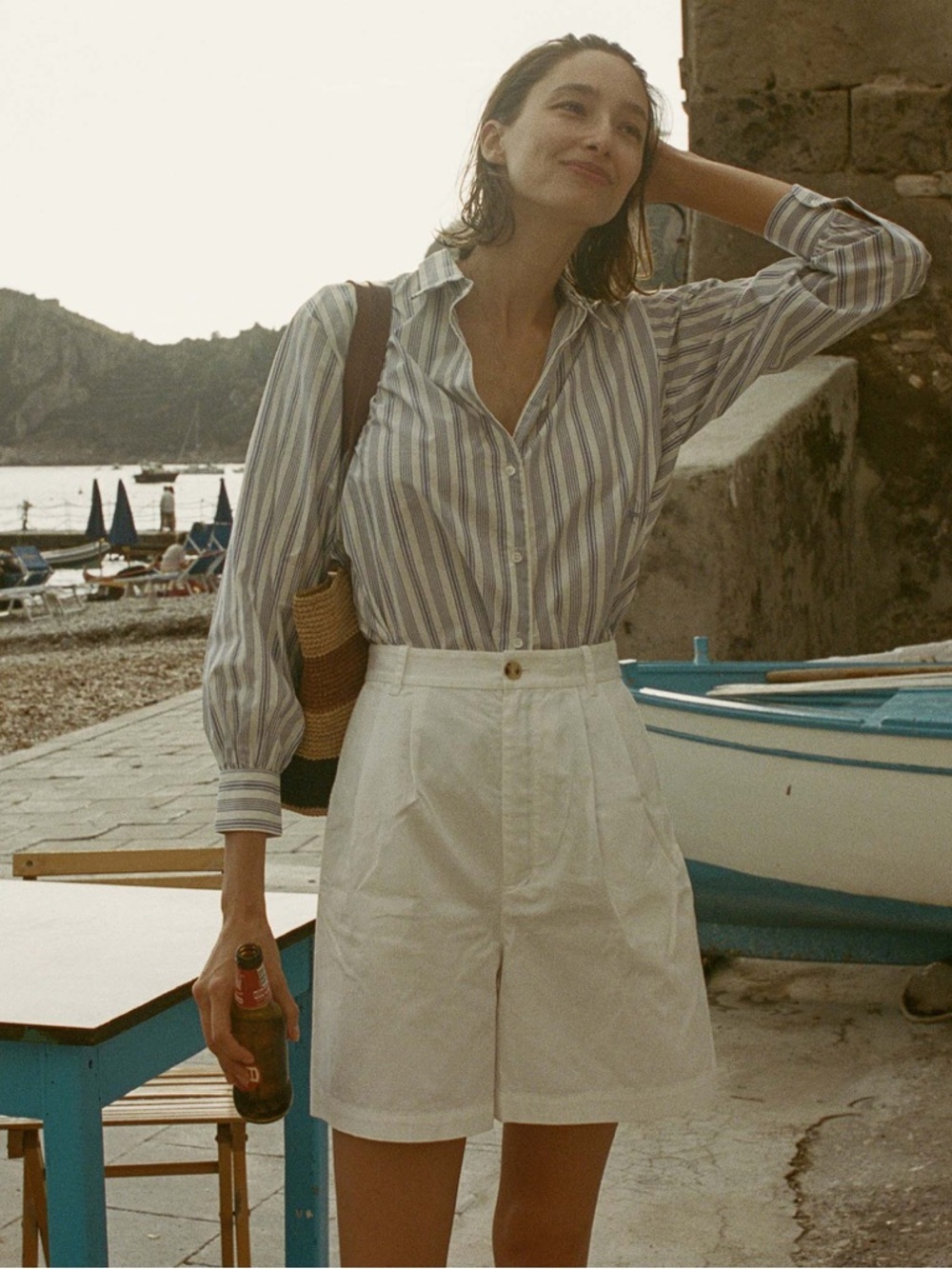 NWT: Doen Danette shorts in salt (27) - Picture 3 of 3